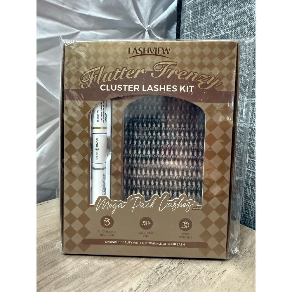 Lashview Fluster Frenzy, cluster lashes kit.